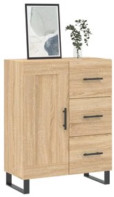 vidaXL Ντουλάπι Sonoma Δρυς 69,5 x 34 x 90 εκ. από Επεξεργασμένο Ξύλο