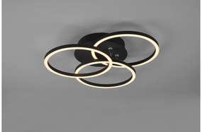 Πλαφονιέρα Φωτιστικό Οροφής LED 27W Κινητό Dimmer 2700-6000K Circle Trio Lighting-R62823132-Μαύρο R62823132