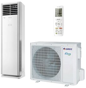 Κλιματιστικό στήλης Gree GVH48AL-M6DNC7A, 48000 BTU, 80 m2, Τριφασικό, A++/A+, Wi-Fi, R-32, Λευκό