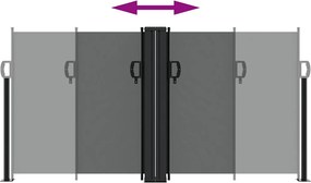 vidaXL Σκίαστρο Πλαϊνό Συρόμενο Ανθρακί 120 x 600 εκ.