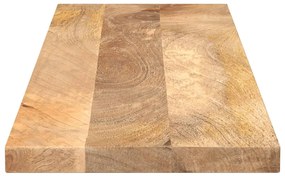 vidaXL Επιφάνεια Τραπεζιού Ορθογώνια 100x30x2,5 εκ. Μασίφ Ξύλο Μάνγκο