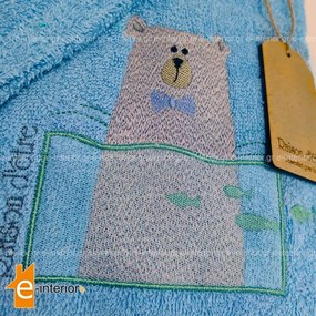 Βρεφικό Μπουρνούζι Baby Boy Bear - Blue Raf 04-06 108114013
