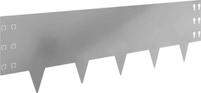 vidaXL Περίγραμμα γκαζόν 30 τμχ. 100 x 30 cm Γαλβανισμένος Χάλυβας