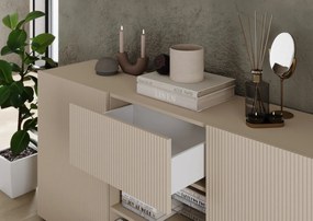 Έπιπλο Τηλεόρασης Ανθρακί Οξειδωμένο 121x43x57