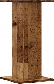 vidaXL Βάσεις Φυτών 2 τεμ. Όψη Παλαιού Ξύλου 30x30x60 εκ. Επεξ. Ξύλο