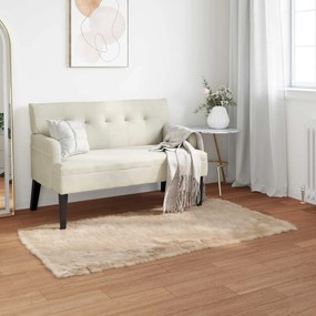 vidaXL Χαλί από τεχνητό πρόβειο δέρμα TAFALLA Μπεζ 80 x 150 cm