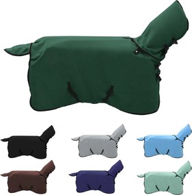 vidaXL Σαμάρι Ίππου Σκούρο πράσινο Πολυεστέρας