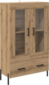 vidaXL Highboard CORONA Artisan Oak 69,5 x 31 x 115 εκ.