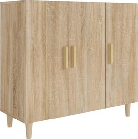 vidaXL Ντουλάπι Sonoma δρυς 90x34x80 εκ. Επεξεργασμένο Ξύλο