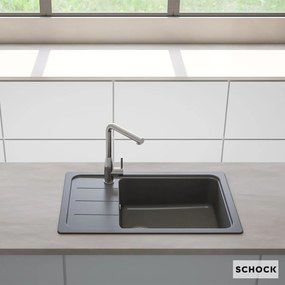 Schock Element 31180 - Νεροχύτης Κουζίνας Γρανίτη 78x50 - Asphalt