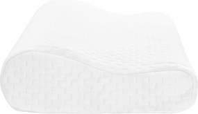vidaXL Μαξιλάρι Ύπνου 50 x 30 x 10,5 εκ Μεσαίο Αφρός Μνήμης Λευκό