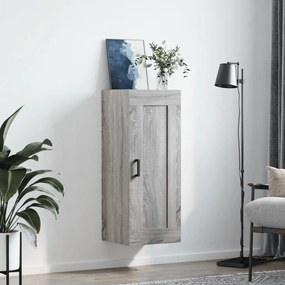 vidaXL Ντουλάπι Τοίχου Γκρι Sonoma 34,5 x 34 x 90 εκ. Επεξεργ. Ξύλο