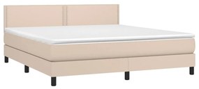 ΚΡΕΒΑΤΙ BOXSPRING ΜΕ ΣΤΡΩΜΑ ΚΑΠΟΥΤΣΙΝΟ 180X200 ΕΚ. ΣΥΝΘ. ΔΕΡΜΑ 3141082