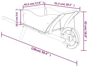 ΖΑΡΝΤΙΝΙΕΡΑ ΚΑΡΟΤΣΙ 128 X 45,5 X 43 ΕΚ. ΑΠΟ ΜΑΣΙΦ ΞΥΛΟ ΕΛΑΤΗΣ 364229