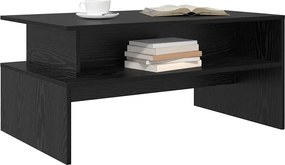 vidaXL Τραπεζάκι σαλονιού Μαύρη Οξυά 90 x 55 x 42,5 εκ
