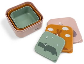 Σετ Δοχεία Φαγητού Done By Deer 3τεμ. Deer friends Powder mix