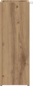 vidaXL Σχέδιο &amp; βάση αποθήκευσης Artisan Oak 20 x 20 x 55,5 εκ