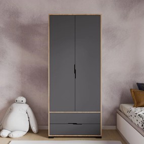 Wardrobe Royal Drawers 80 - Oak, Anthracite Oak
Anthracite