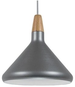 Κρεμαστό Φωτιστικό Οροφής Ασημί Φ27 GloboStar PIROZZI 01277-1277-Ασημί 01277
