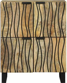 vidaXL Πλαϊνό Γραφείο Καφέ 60 x 33 x 75 cm Μασίφ ξύλο μάνγκο