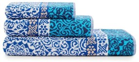 Πετσέτα Arona Blue Bassetti Σώματος 70x140cm 100% Βαμβάκι