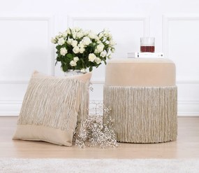 Pouffe Merkur - Cream Cream