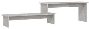 vidaXL Έπιπλο Τηλεόρασης Γκρι Σκυροδέματος 180x30x43 εκ. Μοριοσανίδα