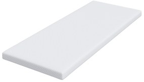 vidaXL Στρώματα Λευκό 70 x 200 cm 100% ύφασμα πολυεστέρα με τζακάρ