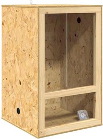 vidaXL Terrarium Καφέ 50 x 50 x 80 cm OSB