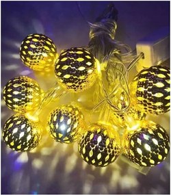 Χριστουγεννιάτικα φώτα μπάλες - 20LED - Warm White - 210252