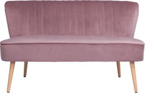 ΚΑΝΑΠΕΣ ANDY 2ΘΕΣΙΟΣ ΣΑΠΙΟ ΜΗΛΟ ΒΕΛΟΥΔΟ HM8401.02 128x70x77Υ εκ.
