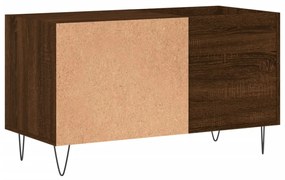 vidaXL Δισκοθήκη Καφέ Δρυς 85 x 38 x 48 εκ. από Επεξεργασμένο Ξύλο