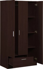 Ντουλάπα Wilson 3DS τρίφυλλη-Wenge