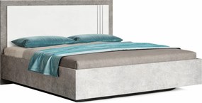 Διπλό Κρεβάτι Industrial/Nimphea Alba MODWAY 206x164x110