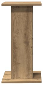 vidaXL Βάσεις Ηχείων 2 τεμ. Αρτισιανή Δρυς 30x30x60 εκ. Επεξ. Ξύλο