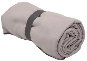 Πετσέτα Microfiber Μονόχρωμη 90x160 Γκρι