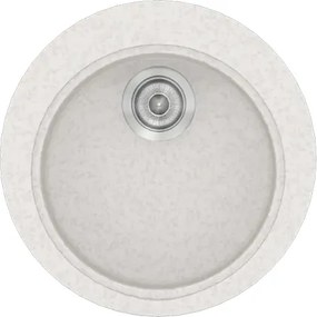 Sanitec Classic 316 (48×48) - Γρανιτένιος νεροχύτης - Metallic ICE