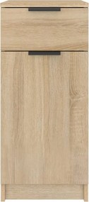 vidaXL Ντουλάπι Γραφείου Sonoma Δρυς 33,5x50x75 εκ. Επεξεργ. Ξύλο