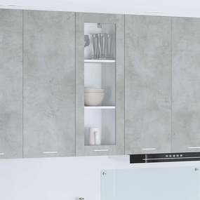 vidaXL Κρεμαστό ντουλάπι Σκυρόδεμα Γκρι 40 x 31 x 100 εκ.