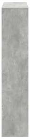 vidaXL Βιβλιοθήκη/Διαχωριστικό Χώρου Γκρι 100x33x156,5 εκ. Επεξ. Ξύλο