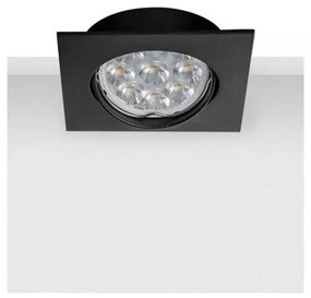 Χωνευτό Φωτιστικό Οροφής 8,5cm GU10 50W IP20 Zambelis-S014-Μαύρο S014