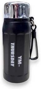 Φορητό παγούρι-θερμός - 650ml - 123774 - Μαύρο