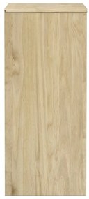 Συρταριέρα SAUDA Χρώμα Δρυός 76,5x39x91 εκ. Μασίφ Ξύλο Πεύκου - Καφέ