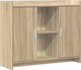 vidaXL Πλαϊνό γραφείο Sonoma Oak 98,5 x 33 x 80 εκ Επεξεργασμένο Ξύλο