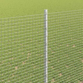 vidaXL Σιδερένιο πλέγμα με στήλη 50 x 1,6 μ (Π x Υ)