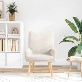 vidaXL Πολυθρόνα Κρεμ 63 x 67 x 94 εκ.