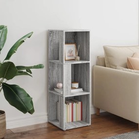 vidaXL Corner Cabinet 33 x 33 x 100 cm Engineered wood Γκρι Sonoma