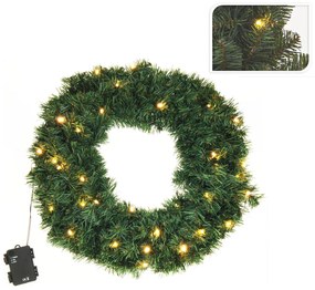 Χριστουγεννιάτικο Στεφάνι Με Led (Φ50) K-M Frosted 767800550