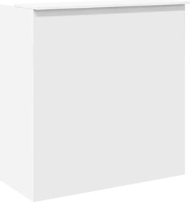 vidaXL Γραφείο Υποδοχής Λευκό 100x50x103,5 εκ. από Τεχνητό Ξύλο