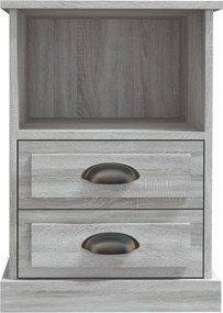 vidaXL Κομοδίνο Γκρι Sonoma 43x36x60 εκ.